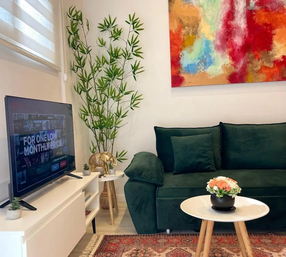 Lägenhet Green Cozy Home City Center Tirana Albanien